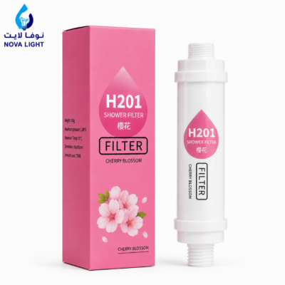 فلتر مياه للدش H201 برائحة أزهار الكرز – Cherry Blossom Shower Filter